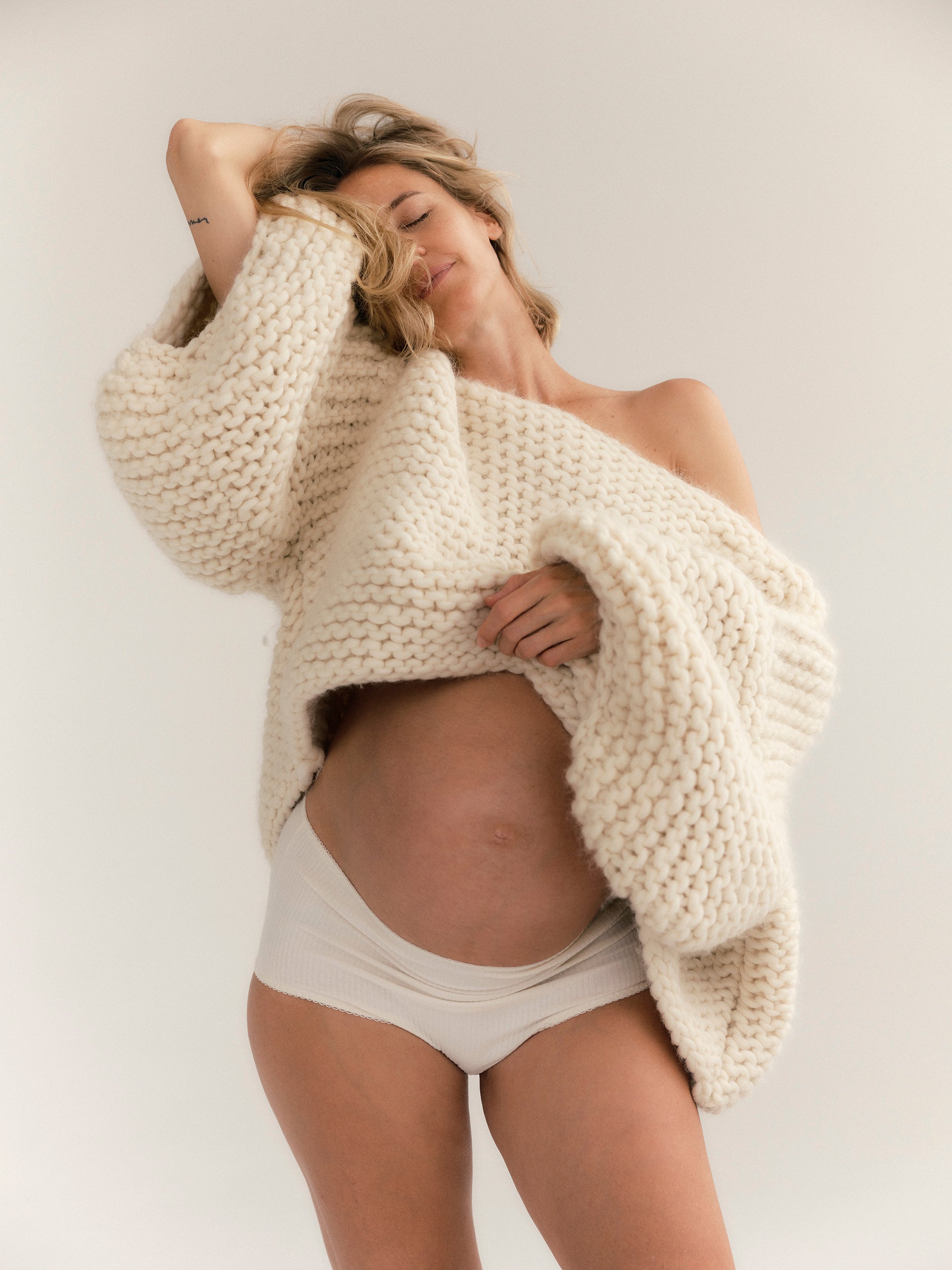 Garter Stitch Chunky Sweater