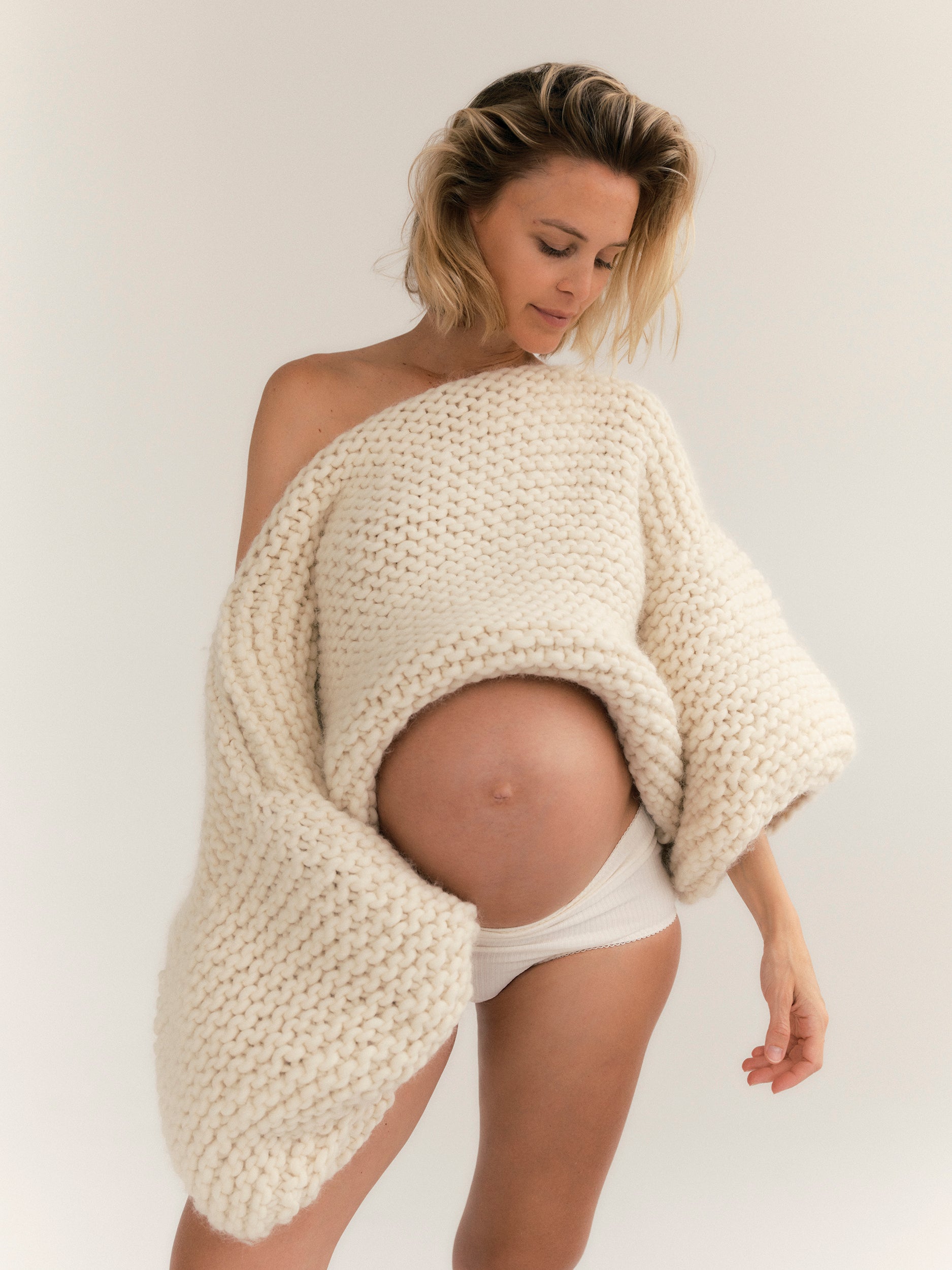 Garter Stitch Chunky Sweater