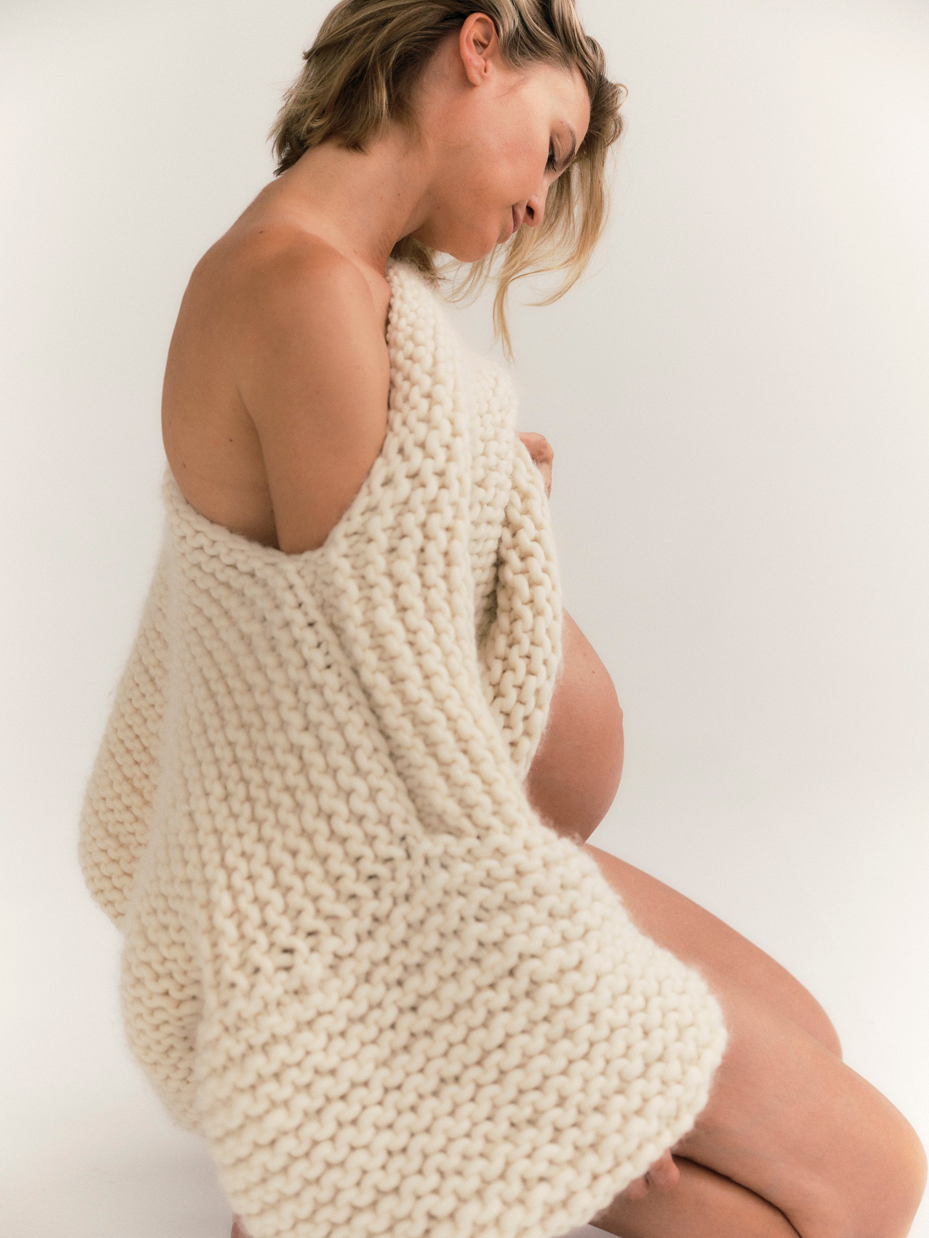Garter Stitch Chunky Sweater