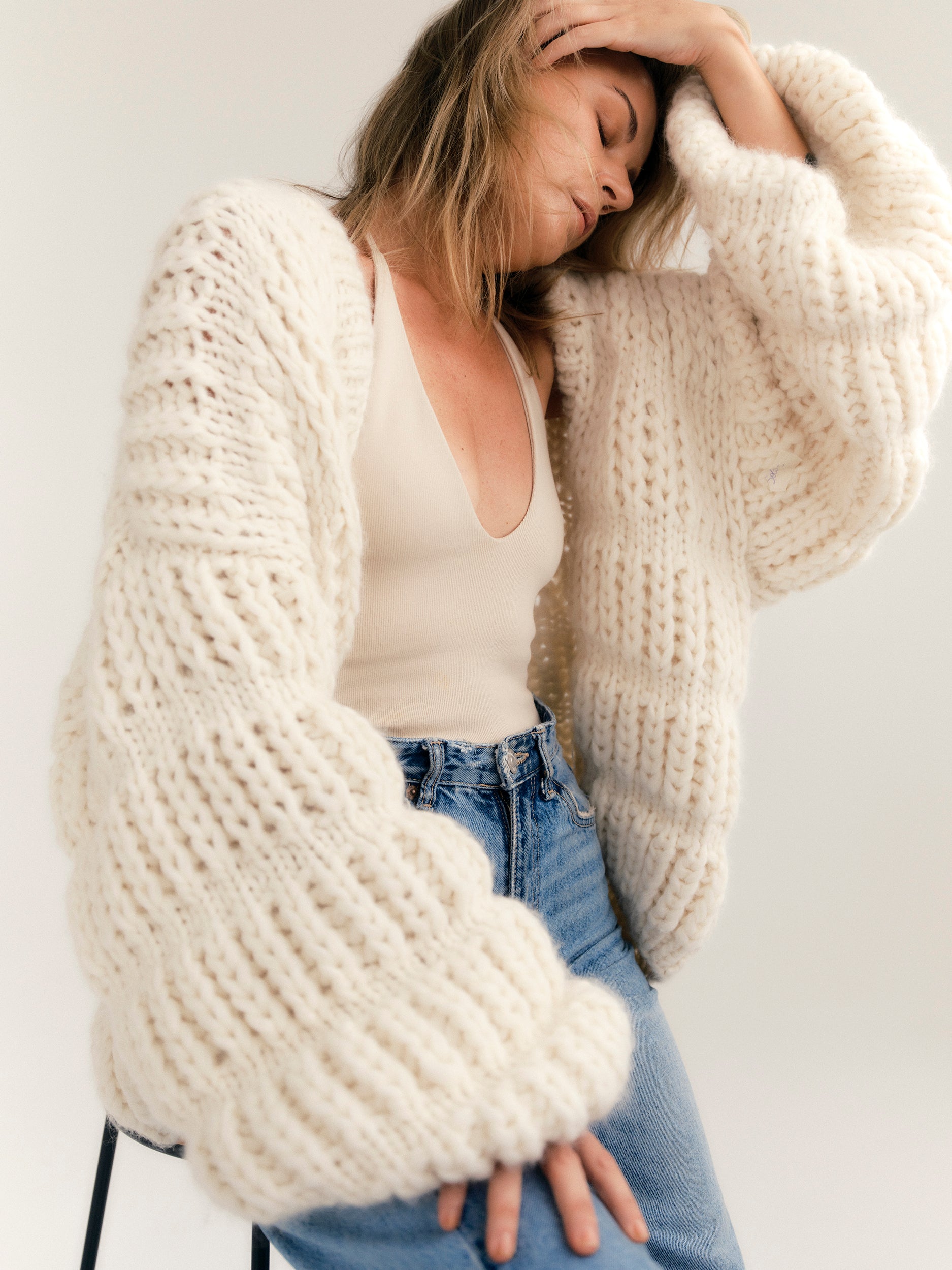 Brioche knit Cardigan