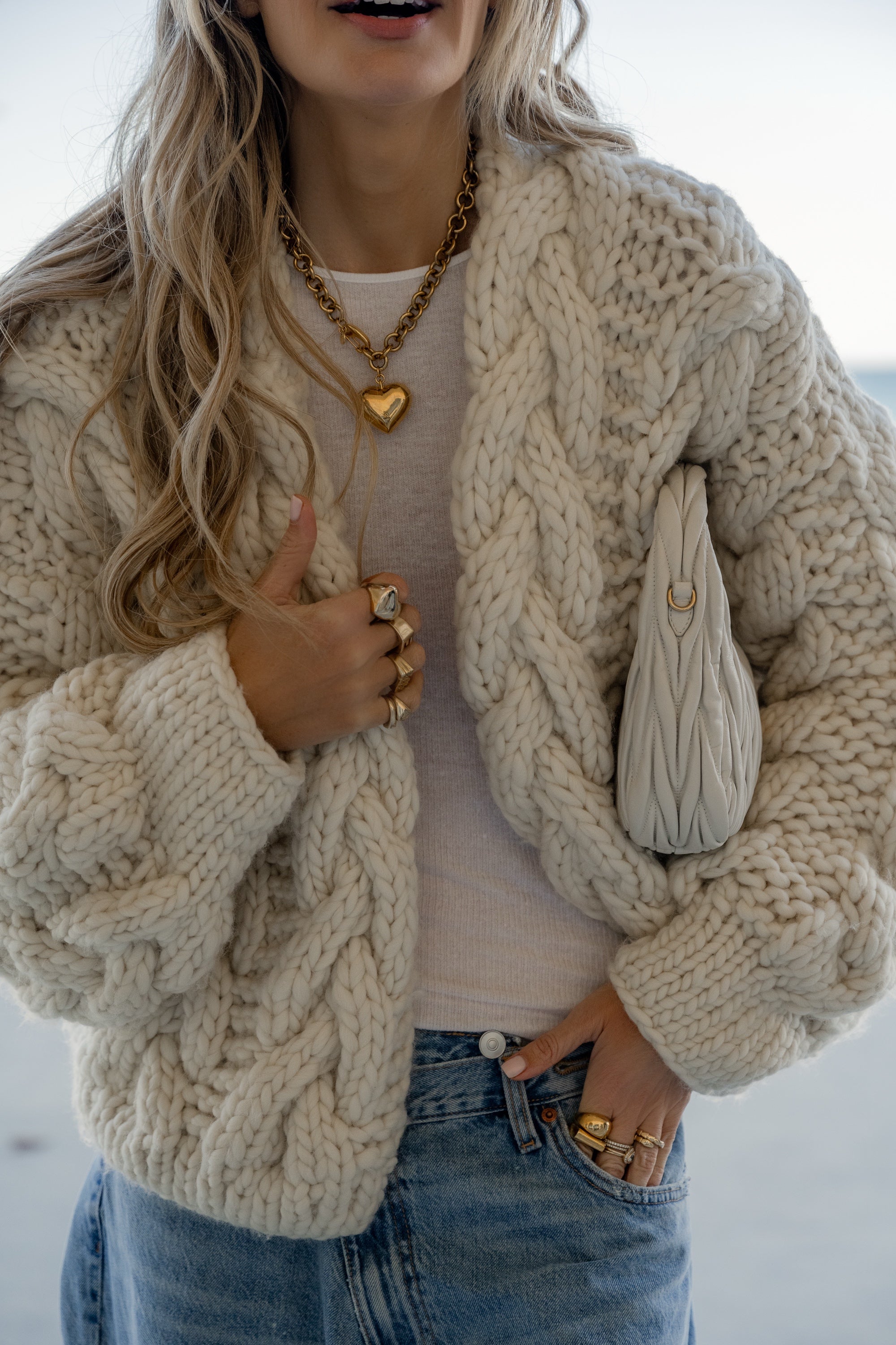 Chunky Cable Cardigan