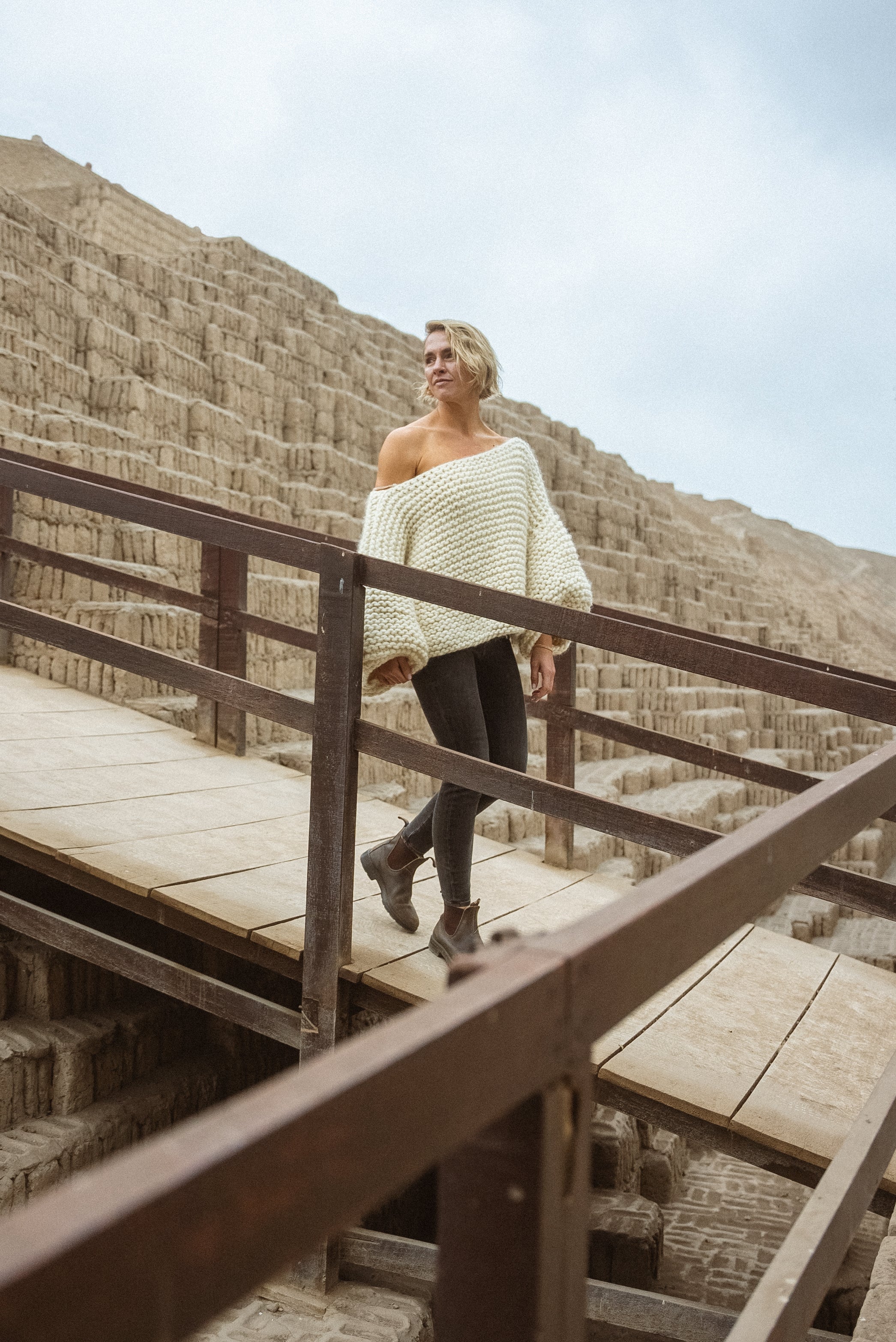 Garter Stitch Chunky Sweater