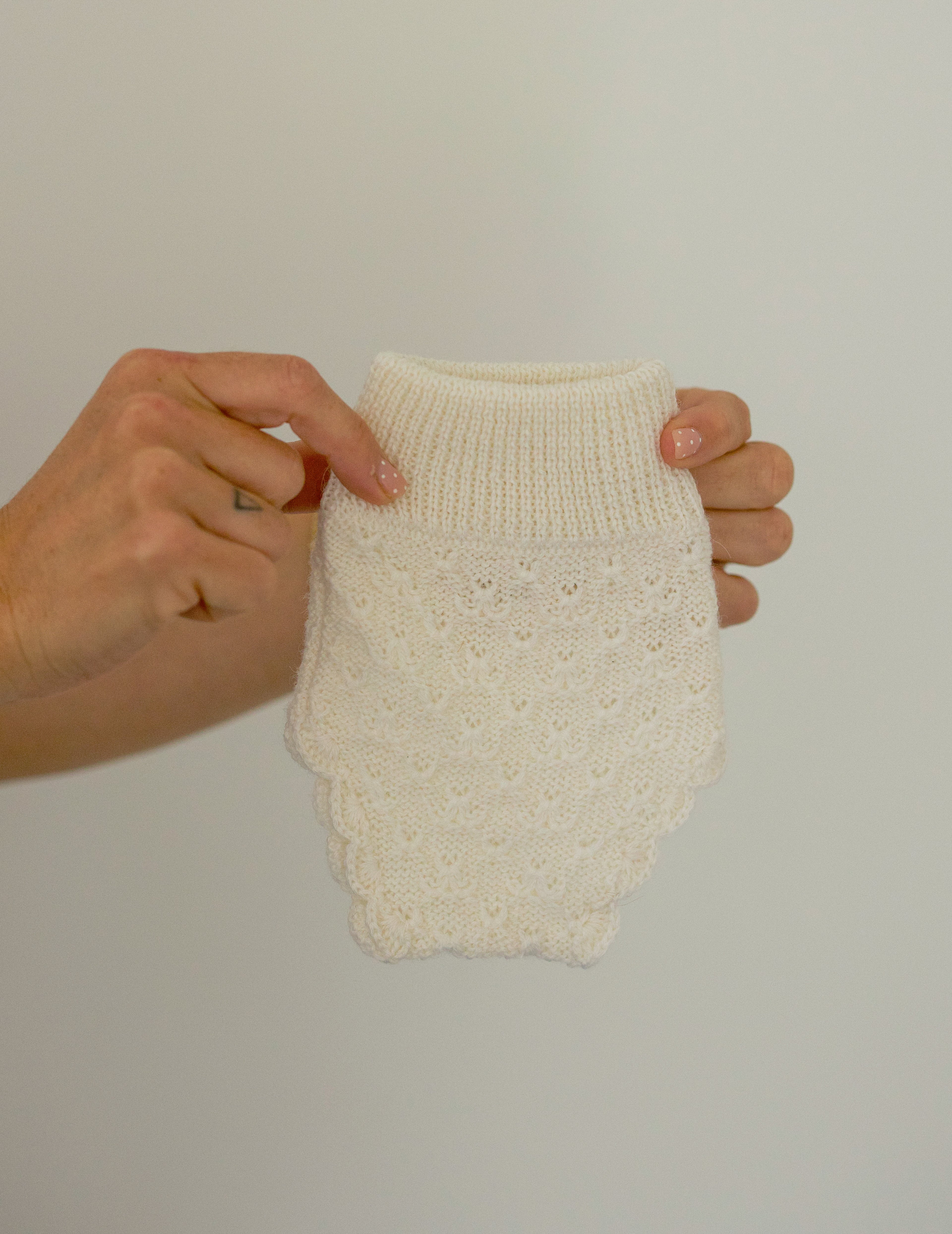 Fern Knit Bloomers - Snow