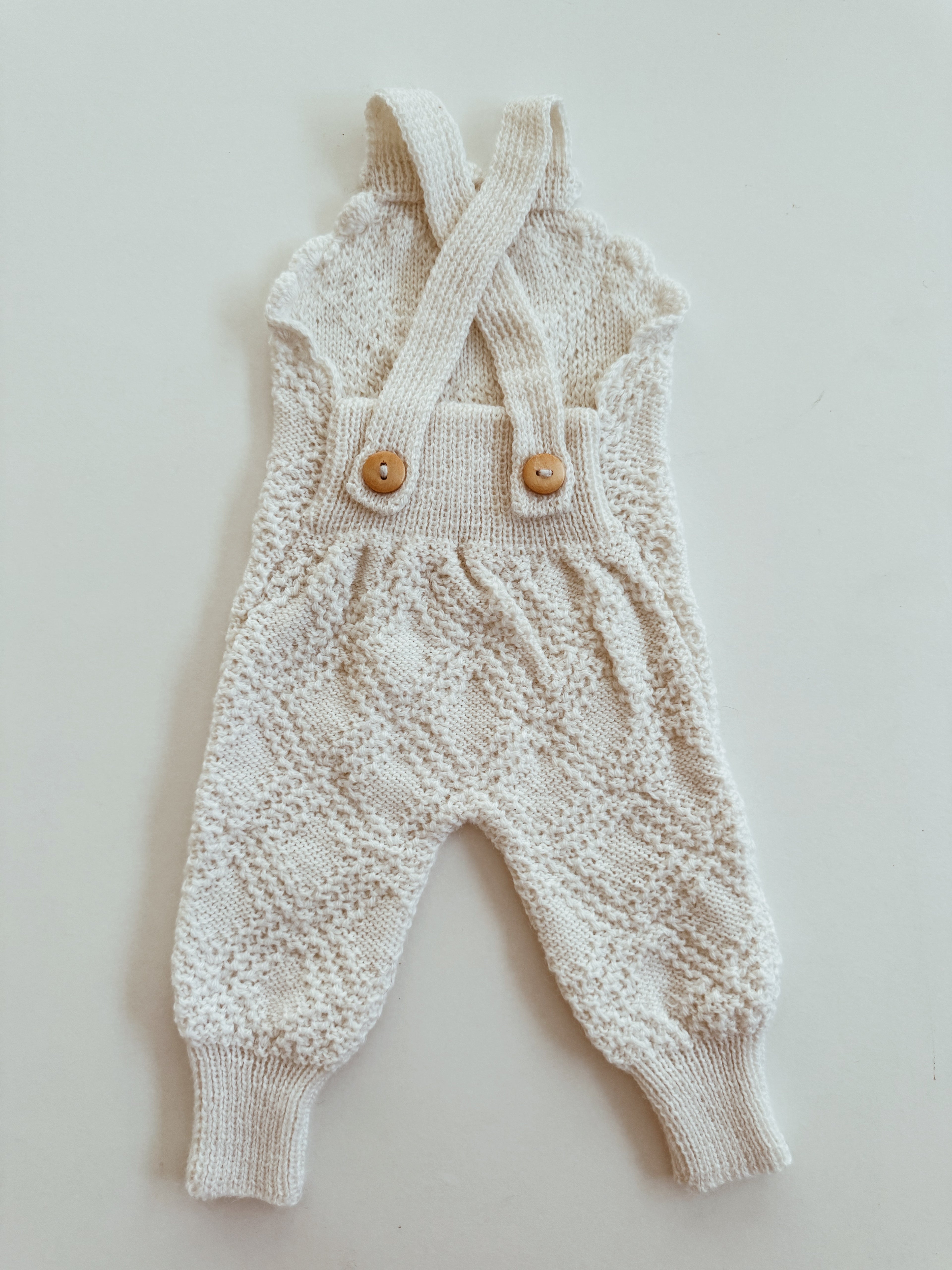Magnolia Long-Legged Romper - Snow