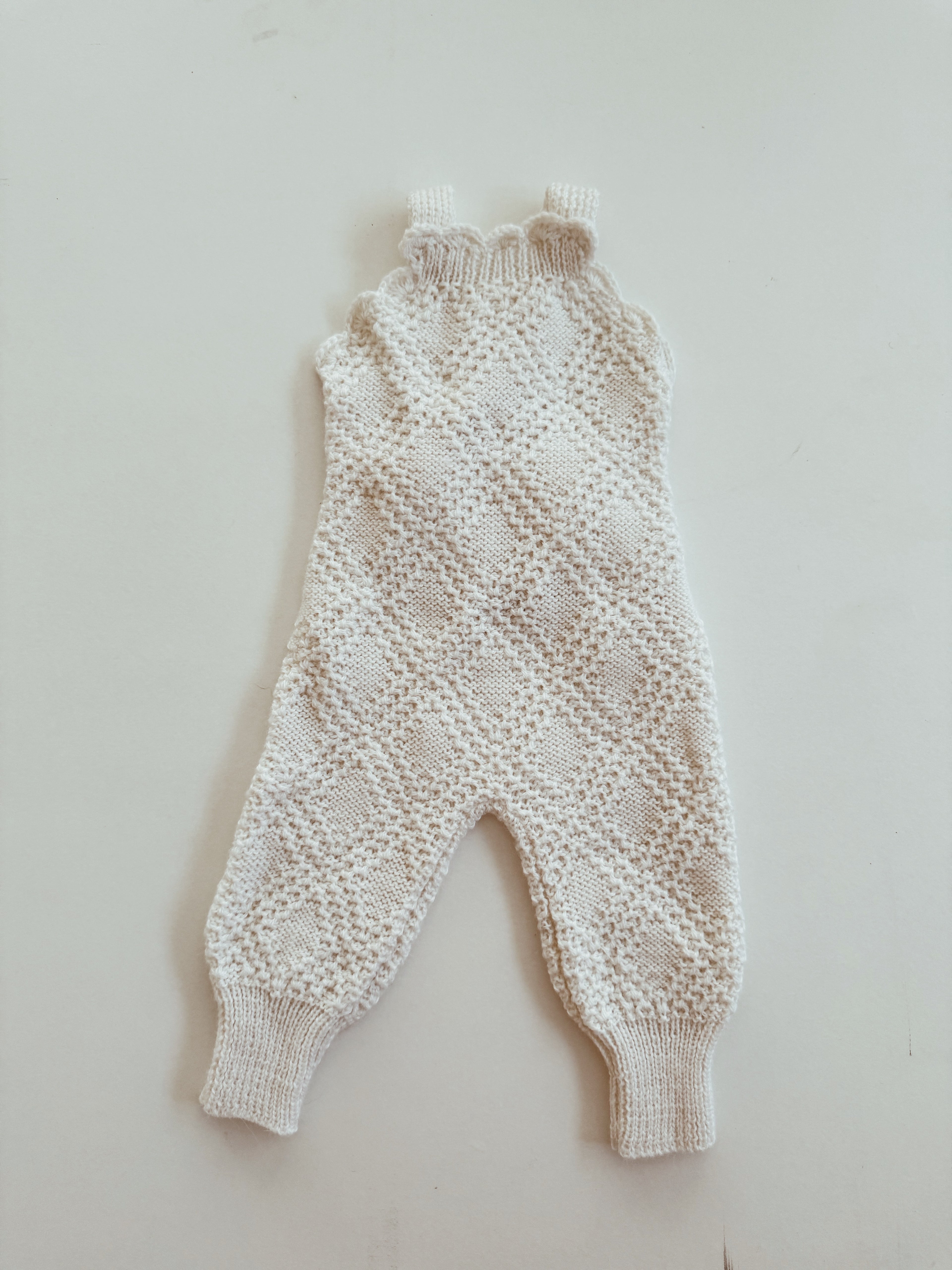 Magnolia Long-Legged Romper - Snow