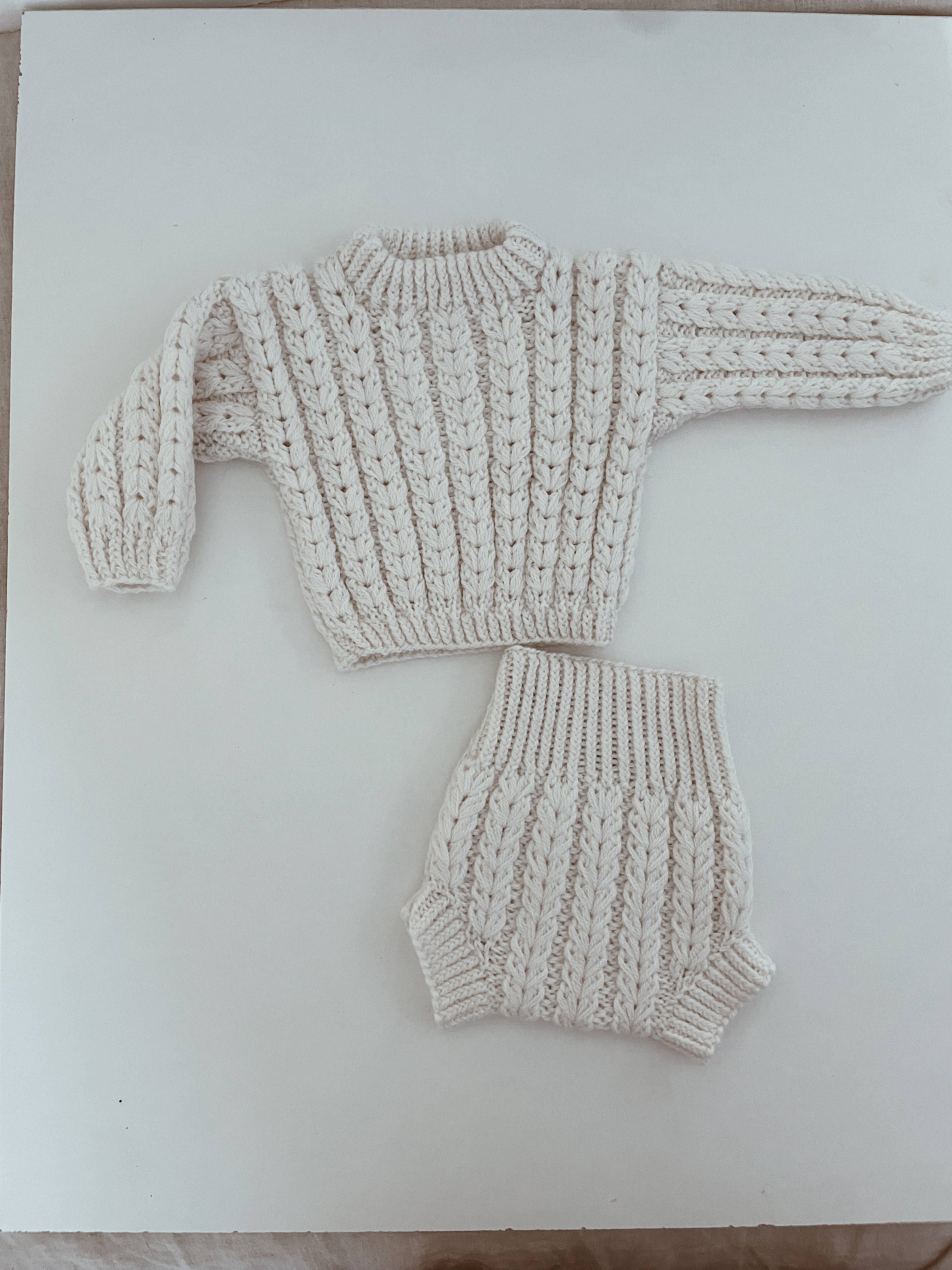 Darcy knit sweater - Snow