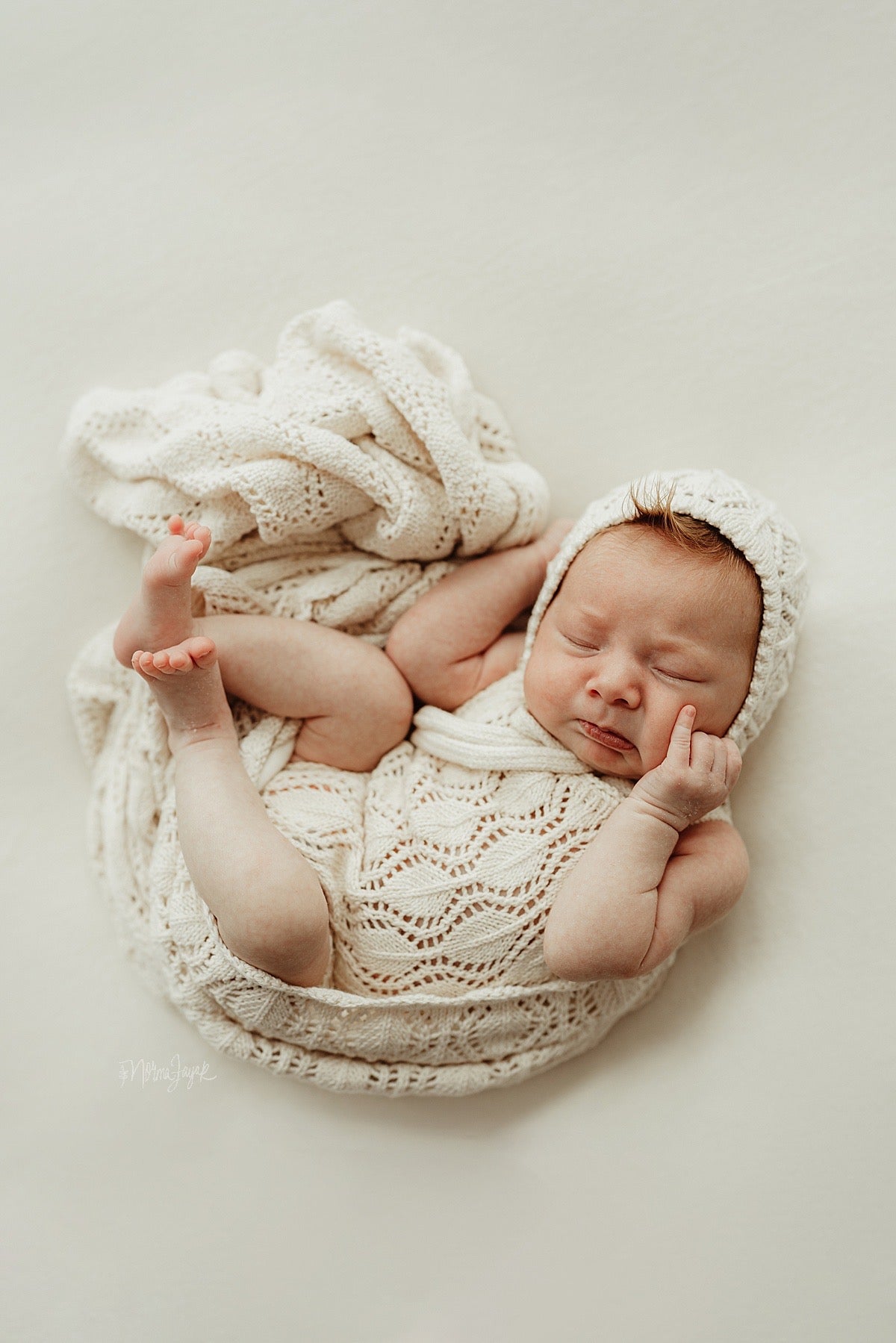 Fleur Sleeveless Baby Romper - Cloud