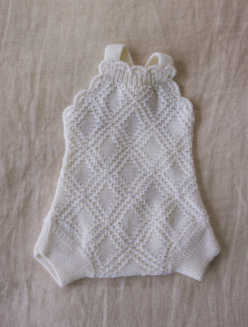 Magnolia Romper - Snow