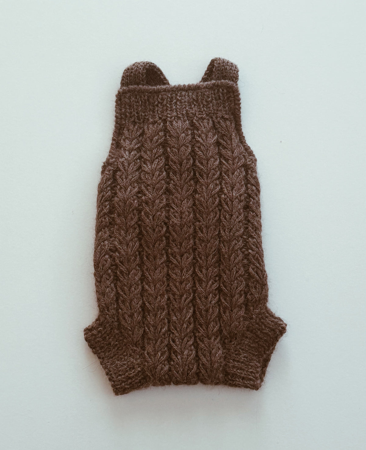 Darcy knit romper - Chocolate