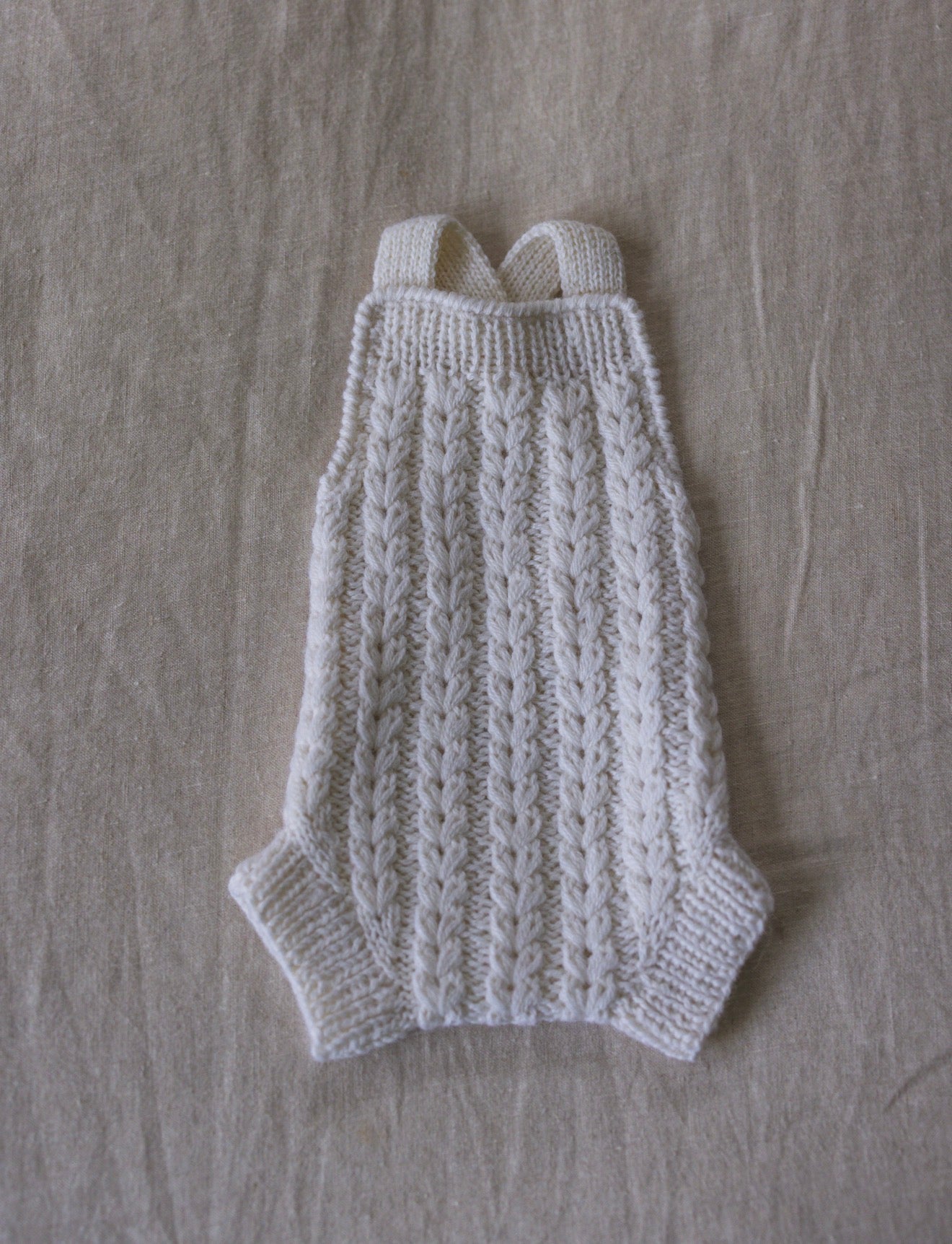 Darcy knit romper - Snow