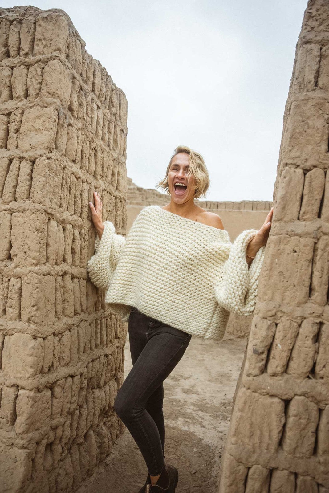 Garter Stitch Chunky Sweater