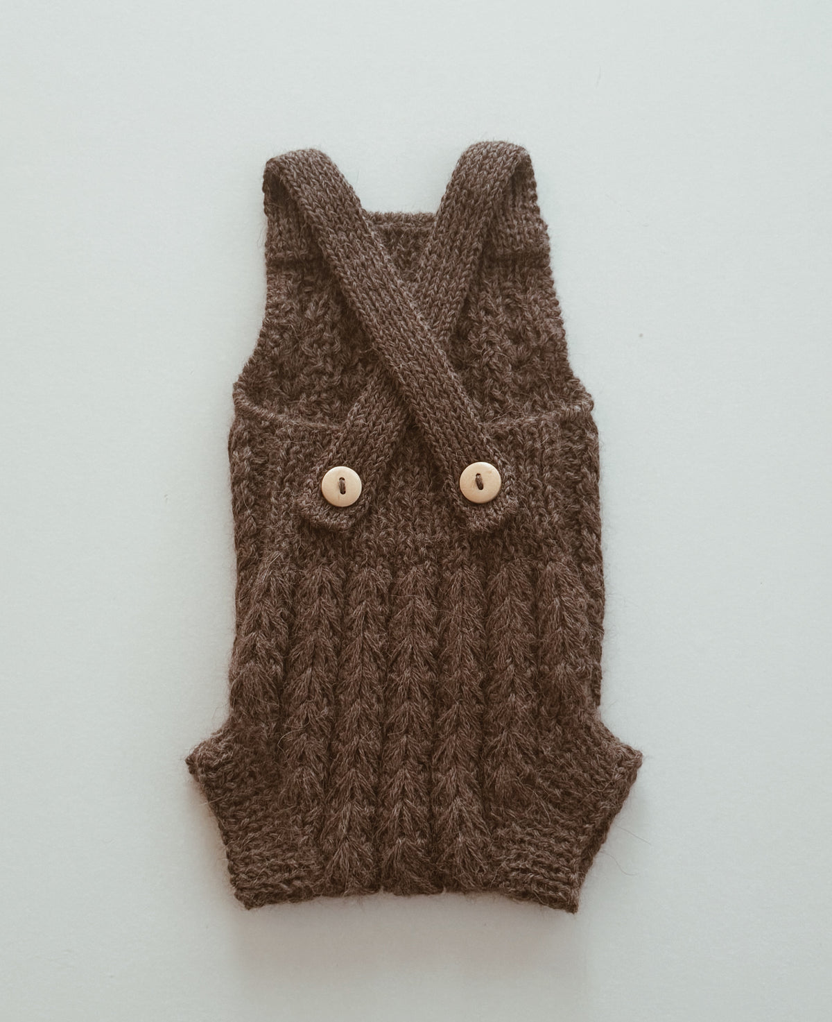 Darcy knit romper - Chocolate