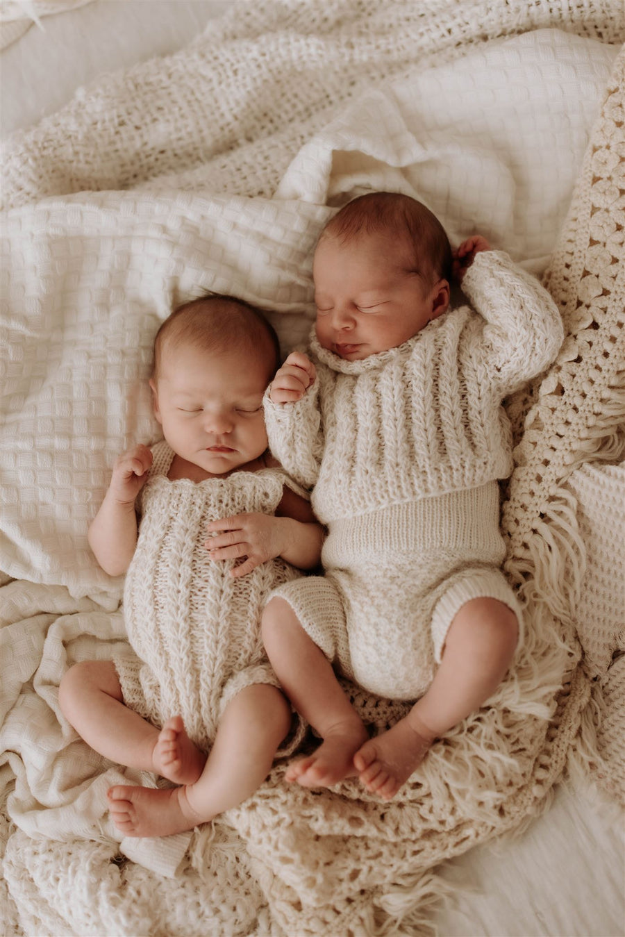 Darcy knit romper - Snow