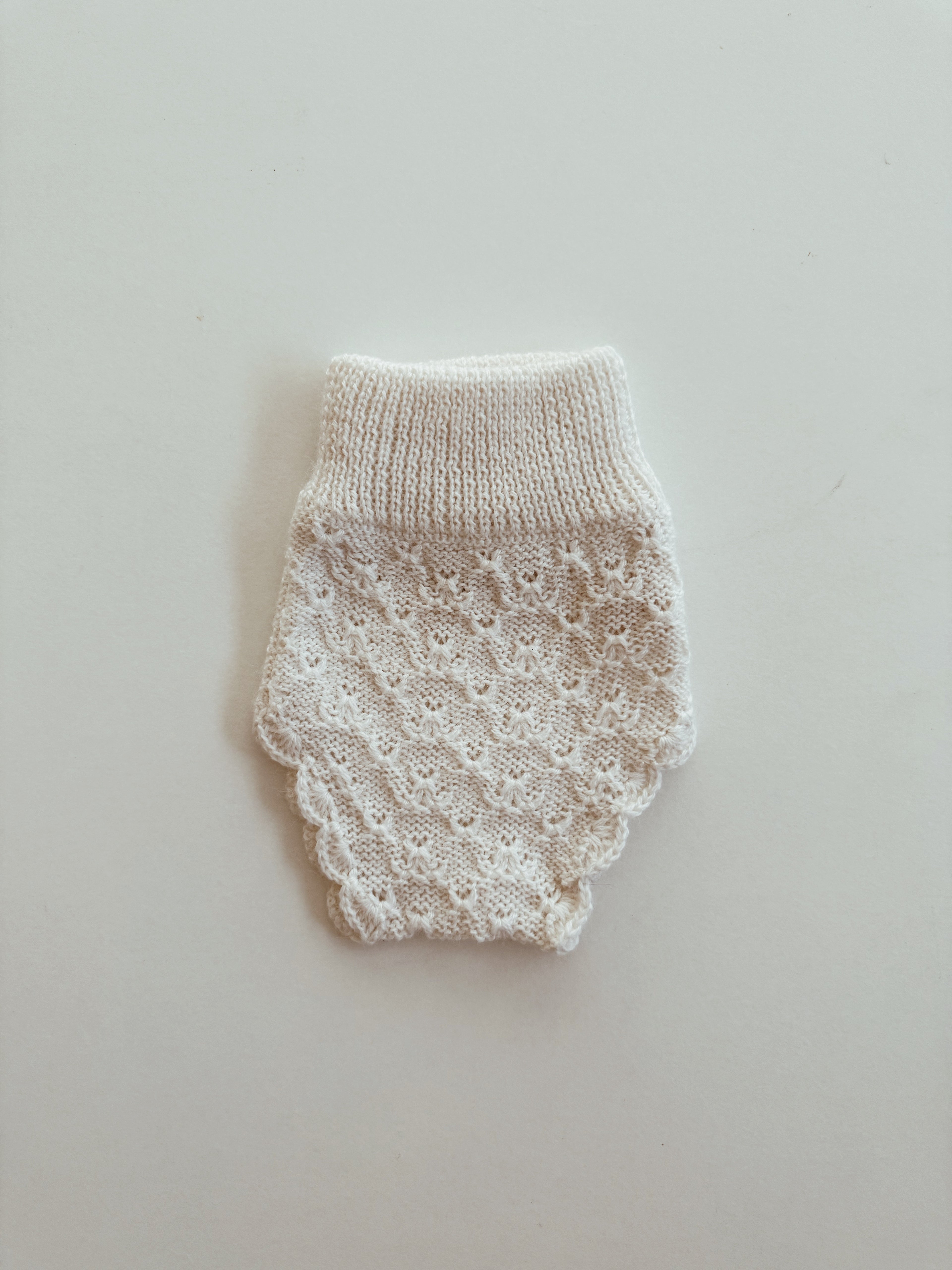 Fern Knit Bloomers - Snow