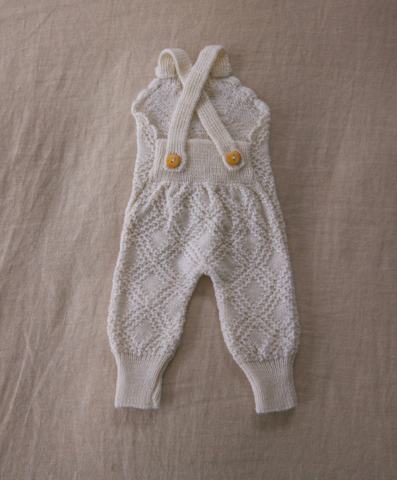 Fern Long-Legged Romper - Snow