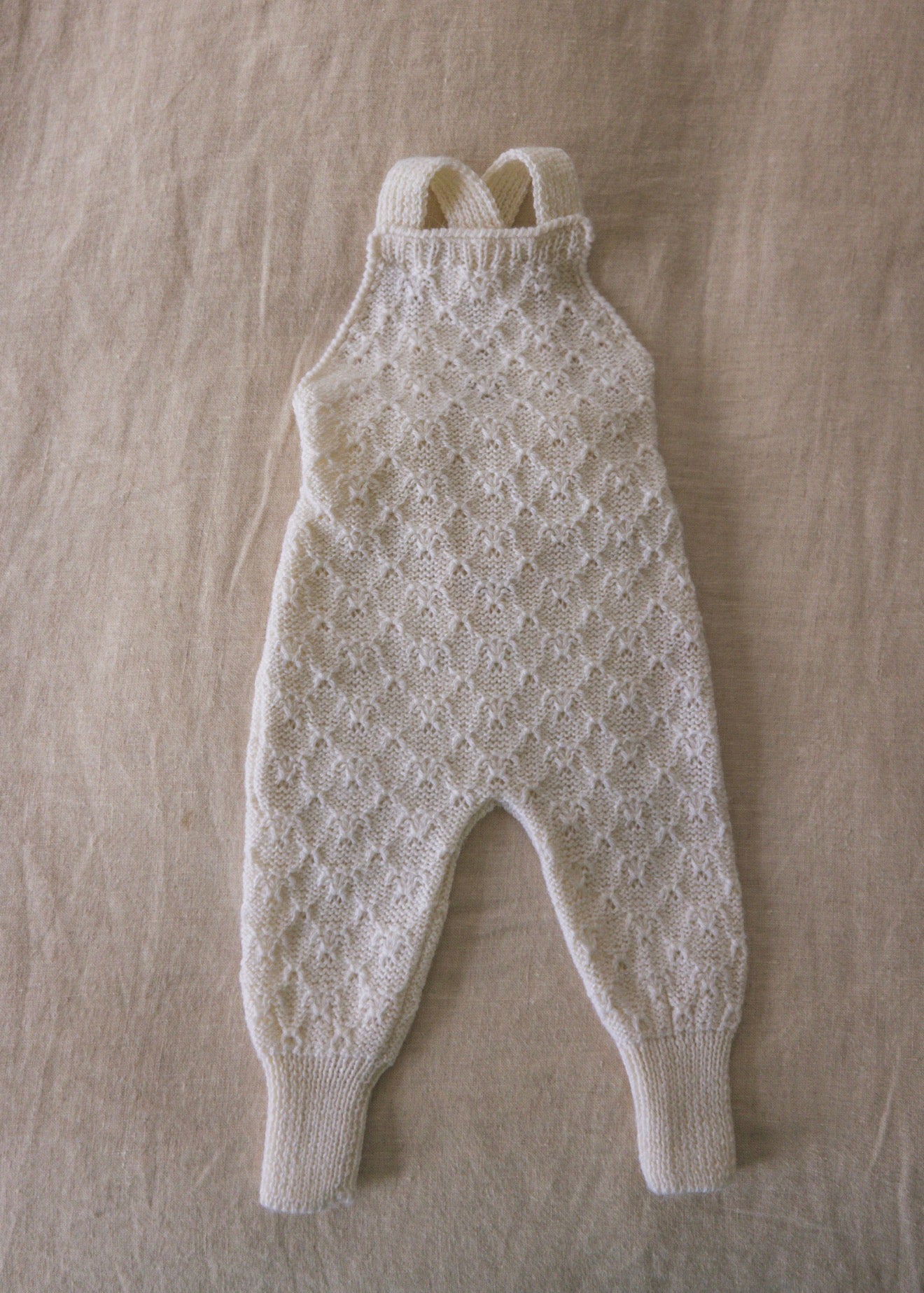 Fern Long-Legged Romper - Snow