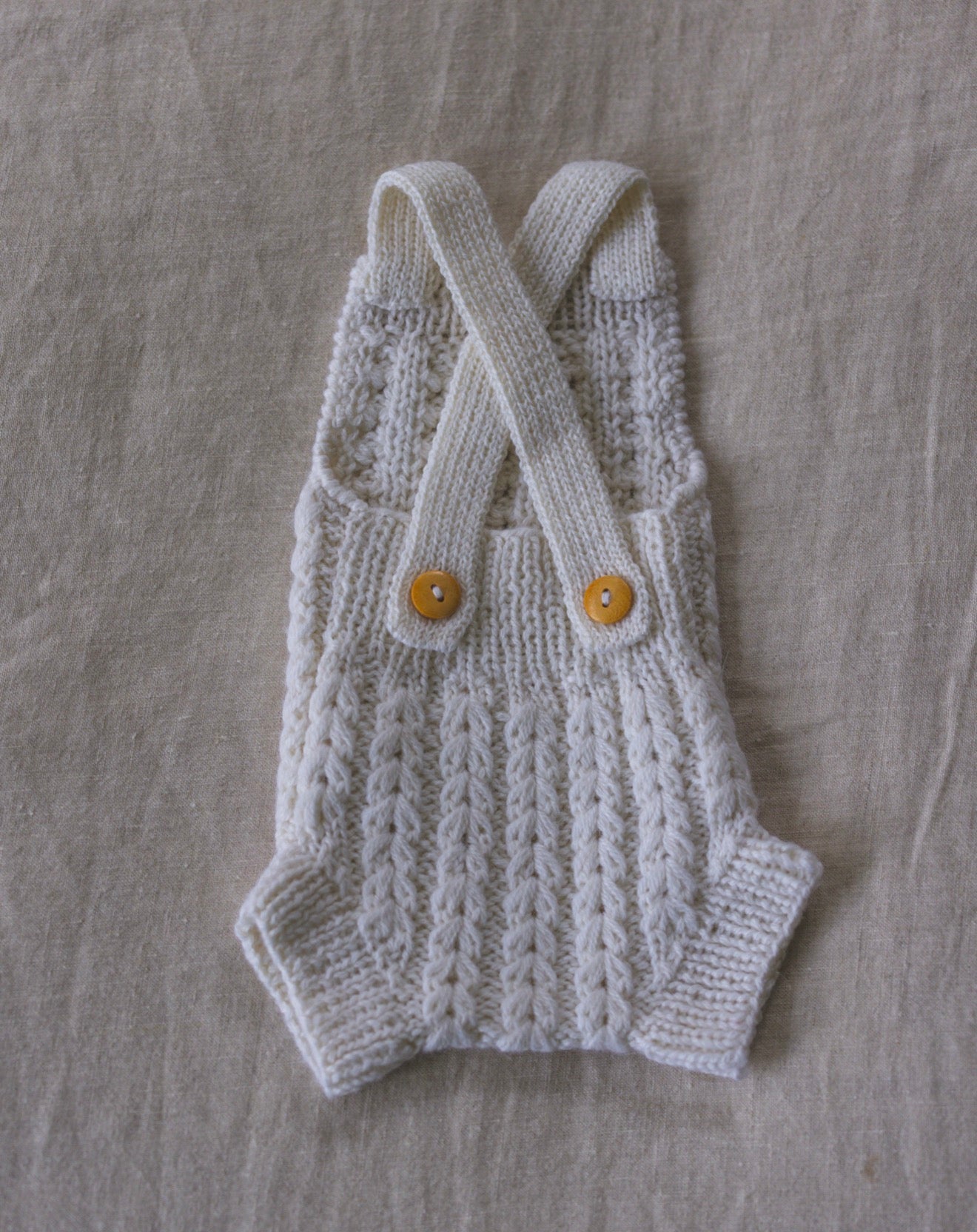 Darcy knit romper - Snow
