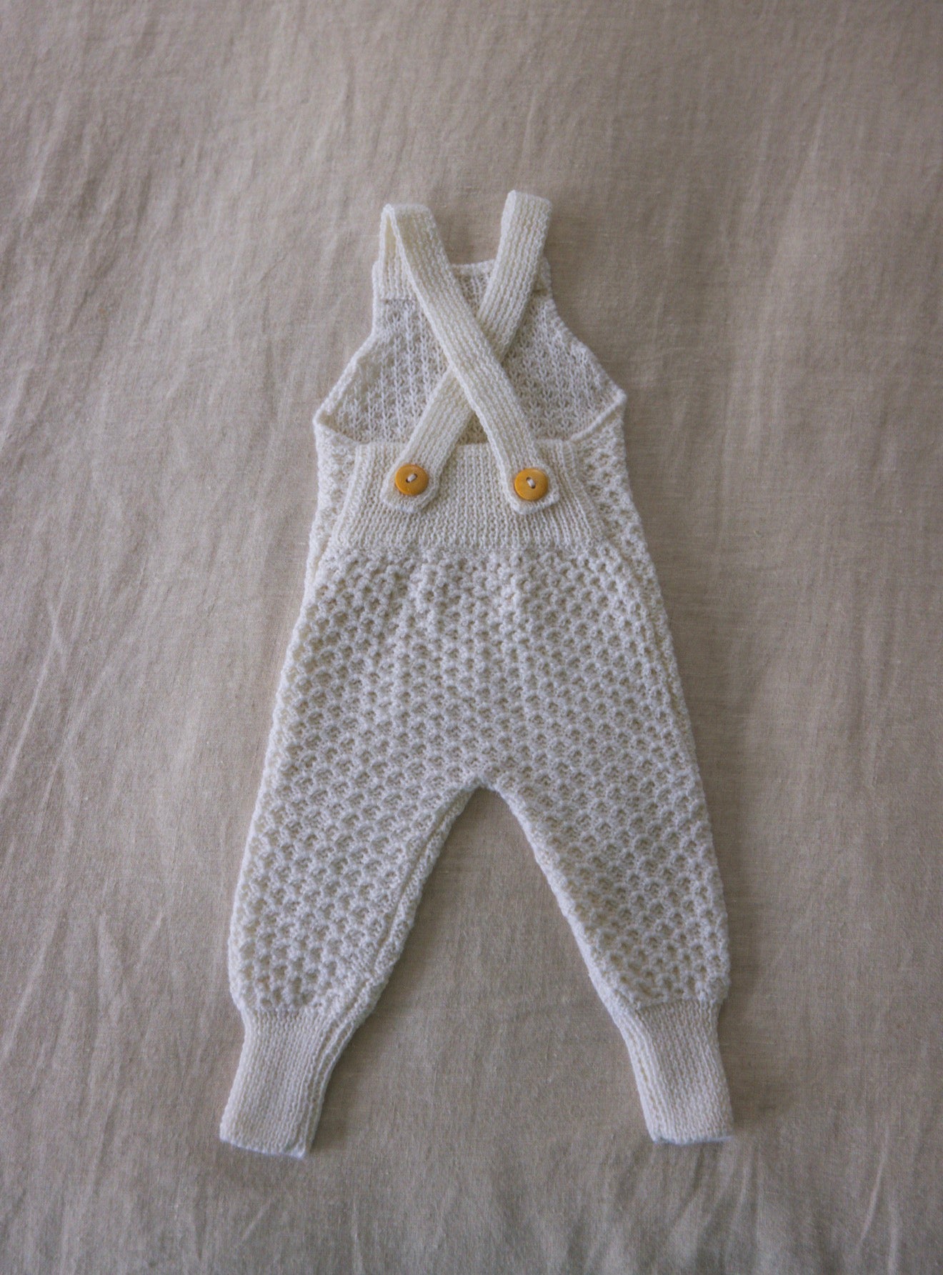 Hazel Long-Legged Romper - Snow