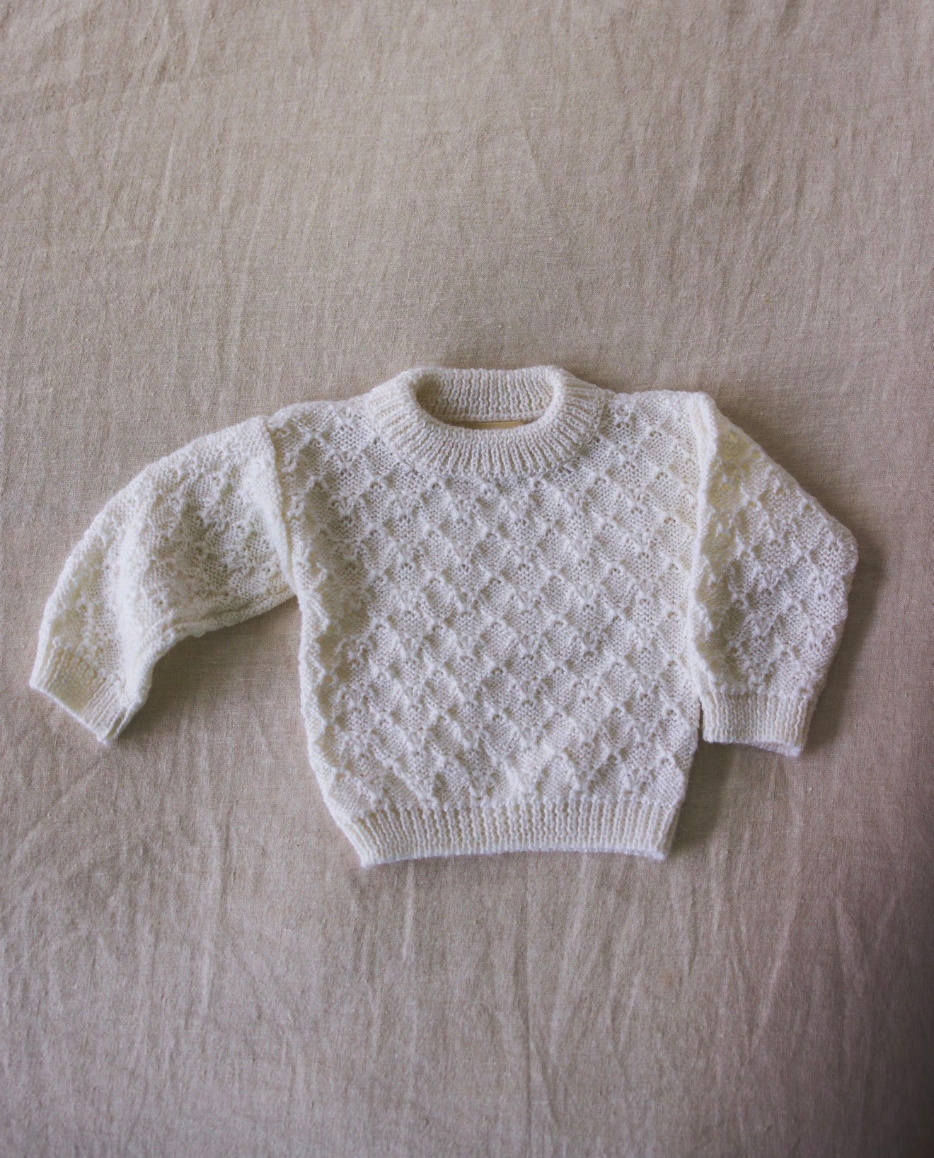 Fern Knit Sweater - Snow