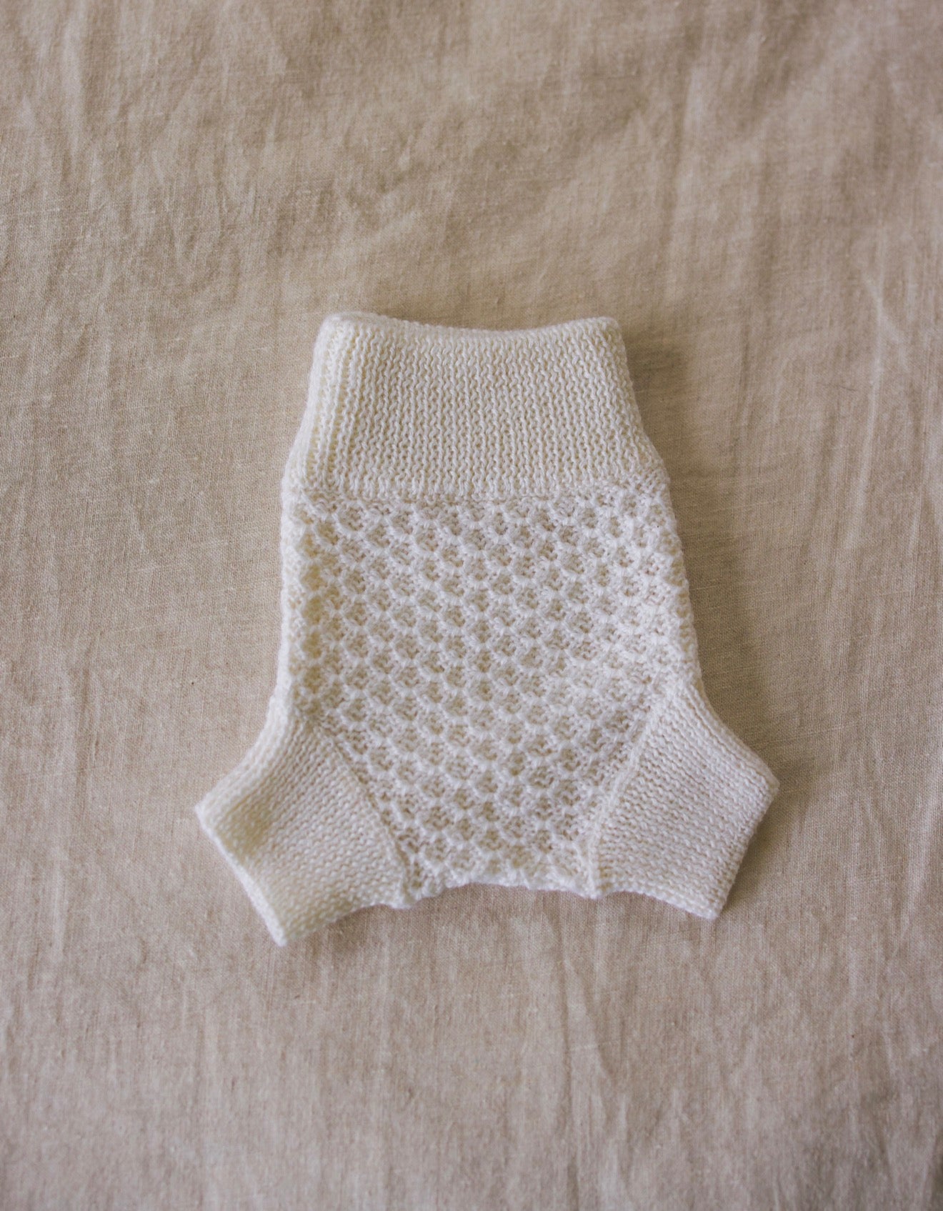 Hazel Knit Bloomers - Snow
