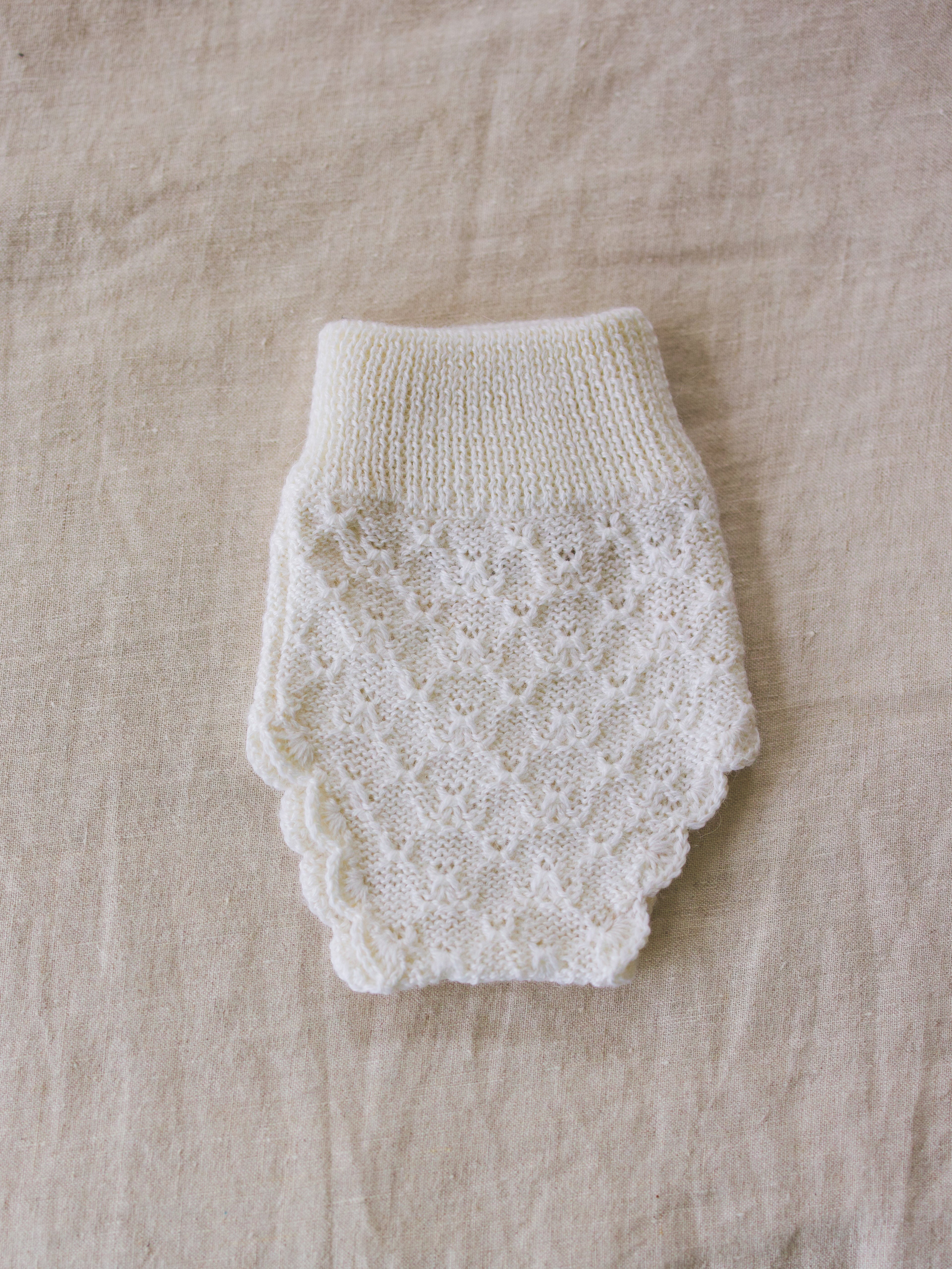 Fern Knit Bloomers - Snow