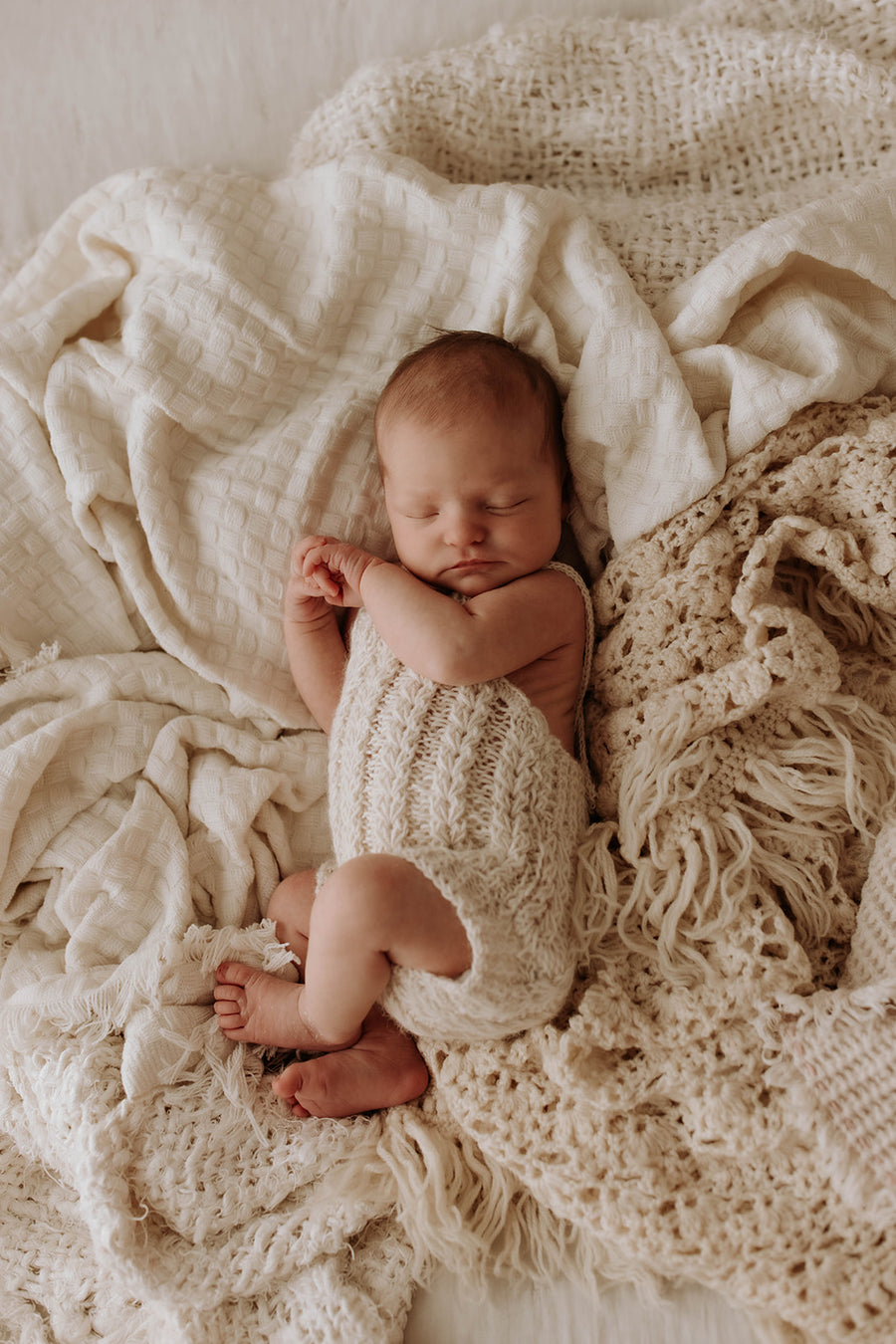 Darcy knit romper - Snow