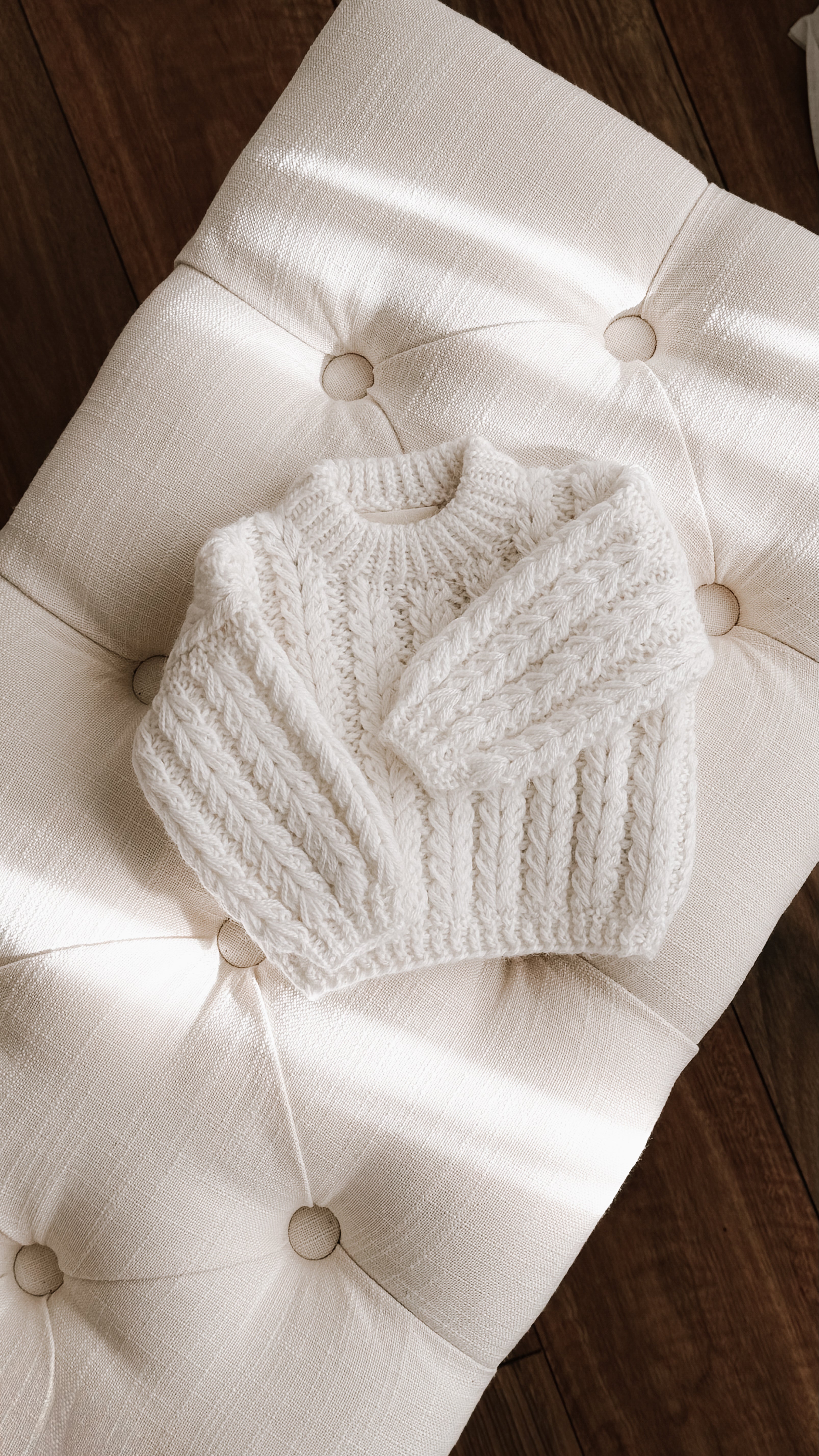 Darcy knit sweater - Snow