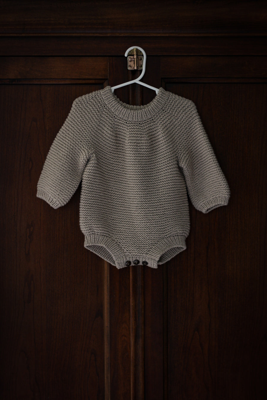 Garter Stitch Romper Knit Pattern