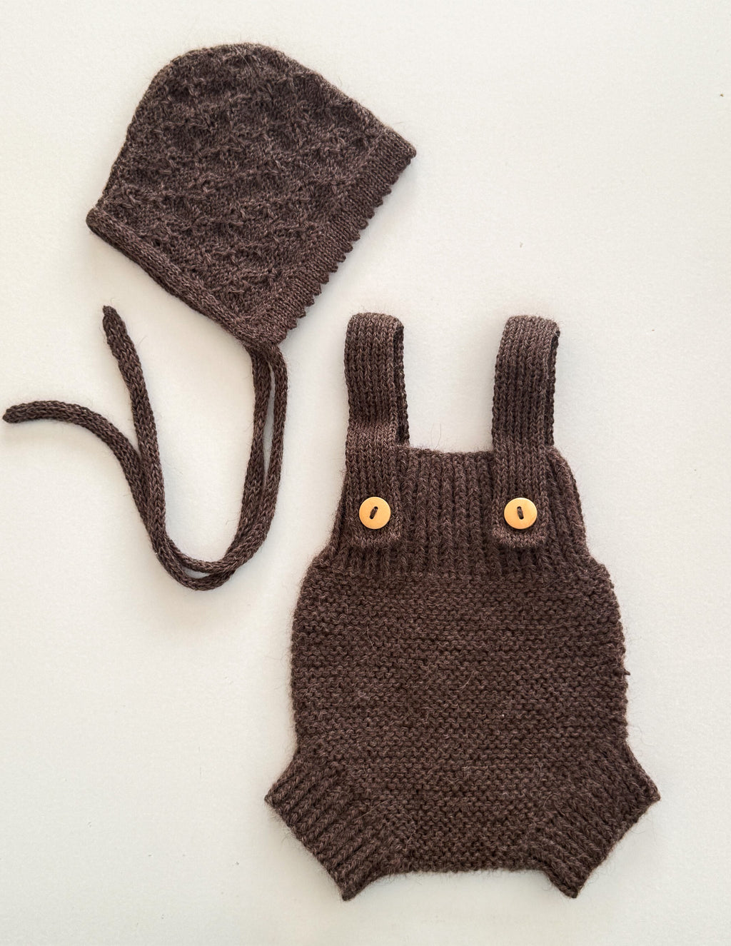 Otis Knit Overalls - Chocolate