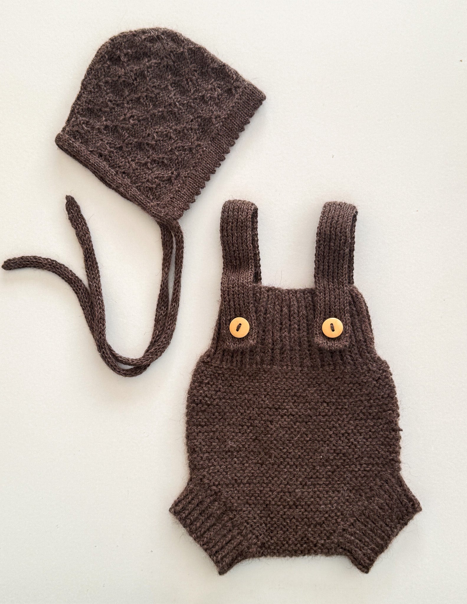 Otis Knit Overalls - Chocolate