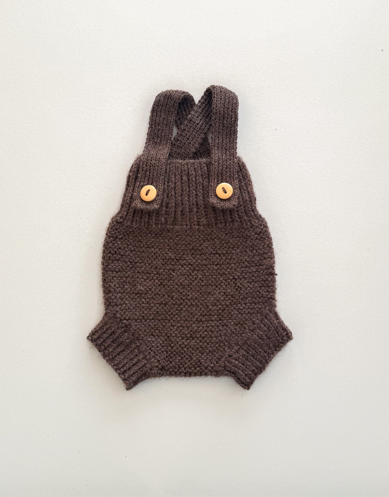 Otis Knit Overalls - Chocolate