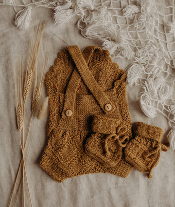 Magnolia Romper - Gold