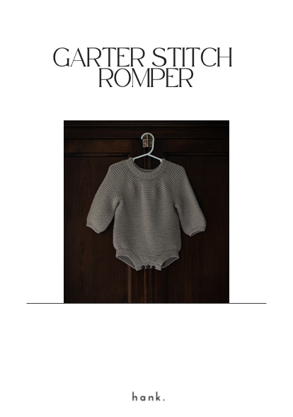 Garter Stitch Romper Knit Pattern