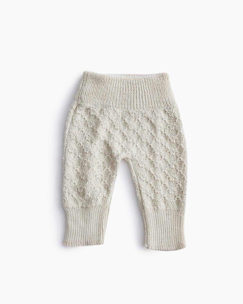 hand knit newborn baby knit pants