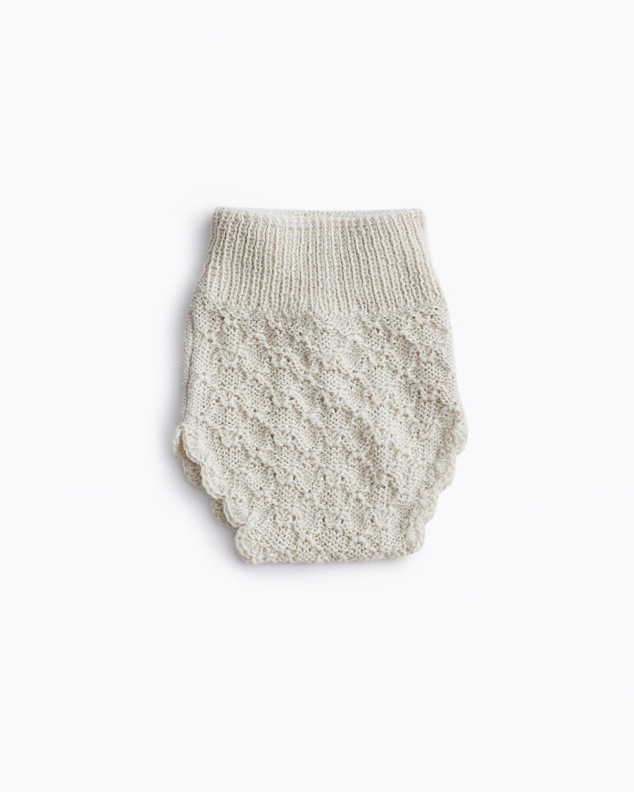 hand made alpaca knit bloomers for babies newborn props
