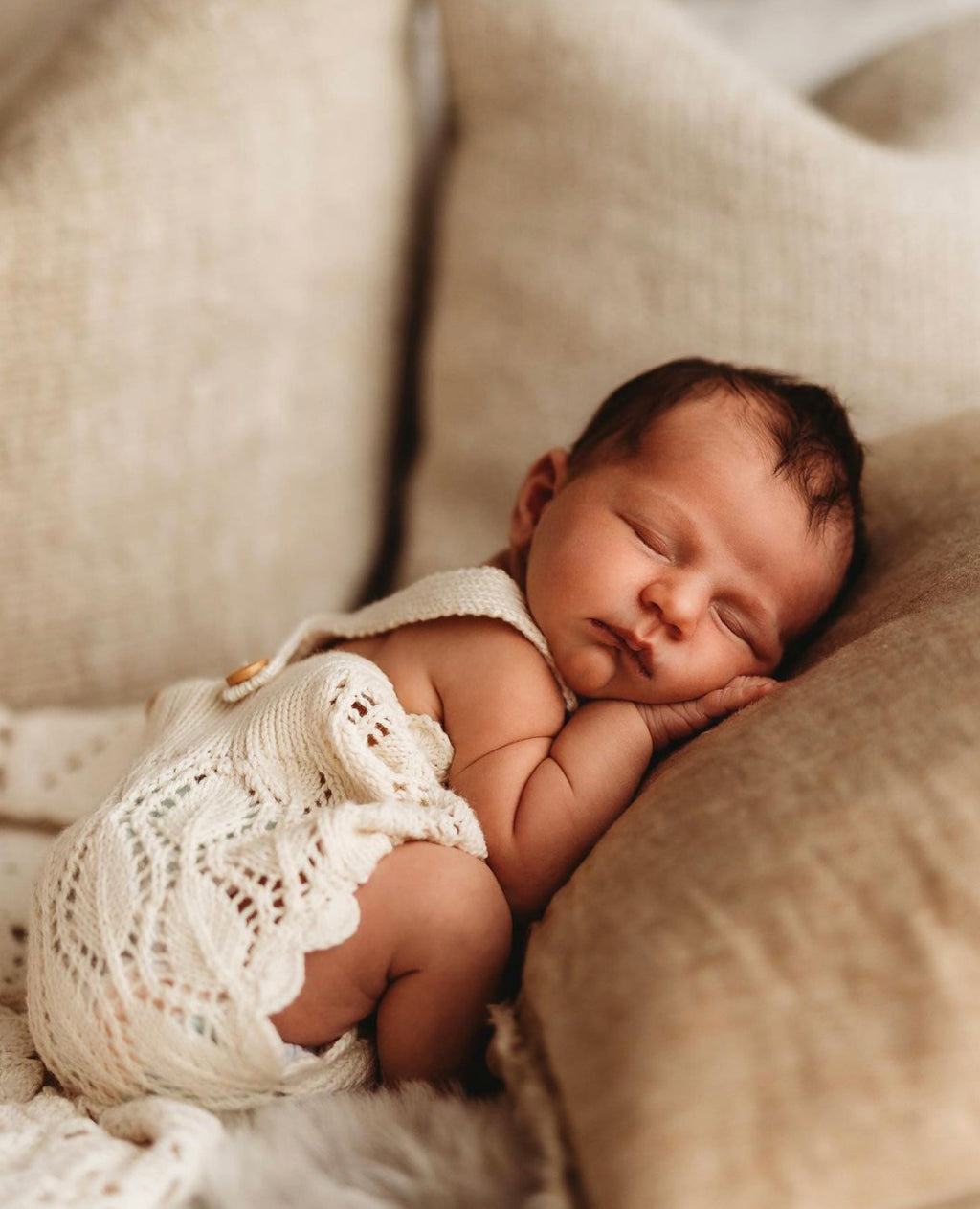 newborn romper for photoshoots heirloom knitwear for babies and newborns