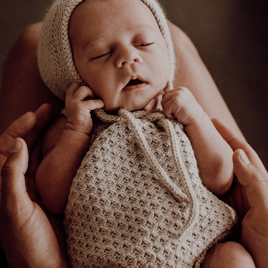 Hazel Romper - Hank Knitwear for babies heirloom baby onesie