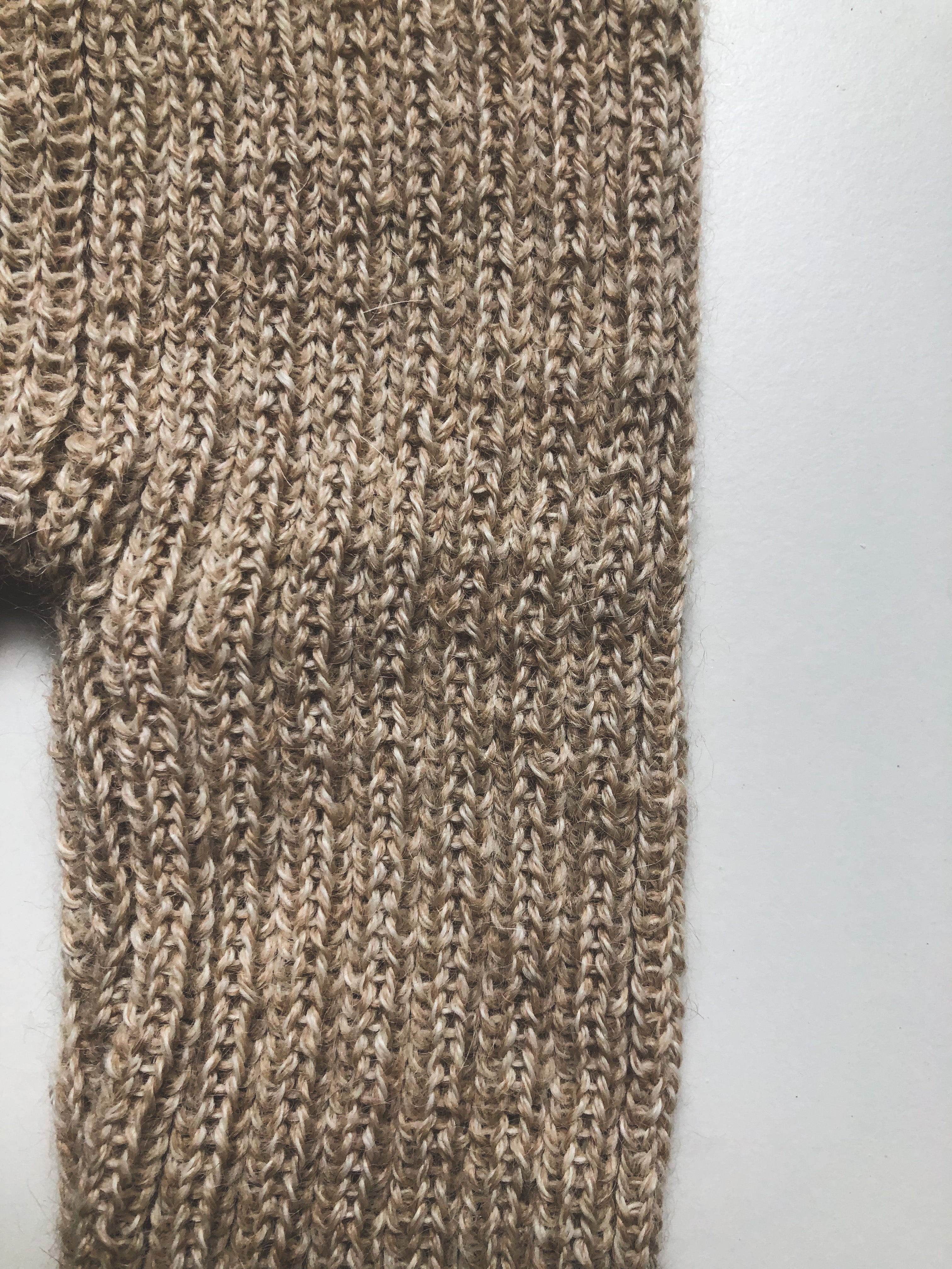 newborn ribbed stitch baby leggings hand made in baby alpaca