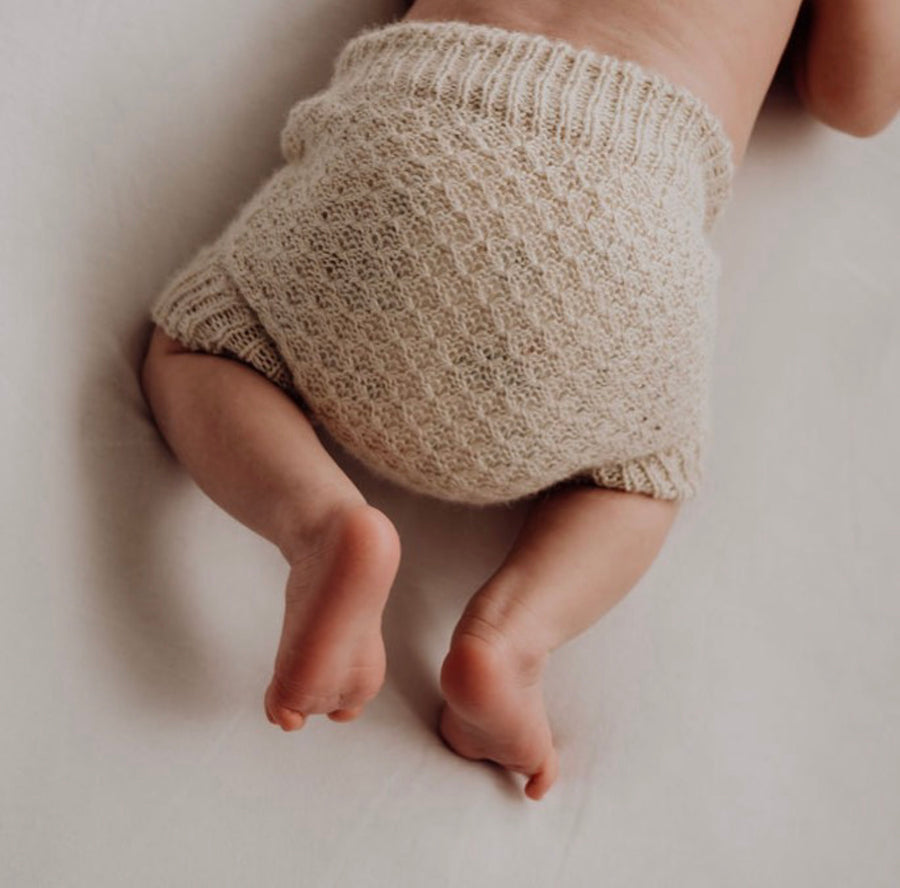 baby knitwear handmade in Australia heirloom bloomers 