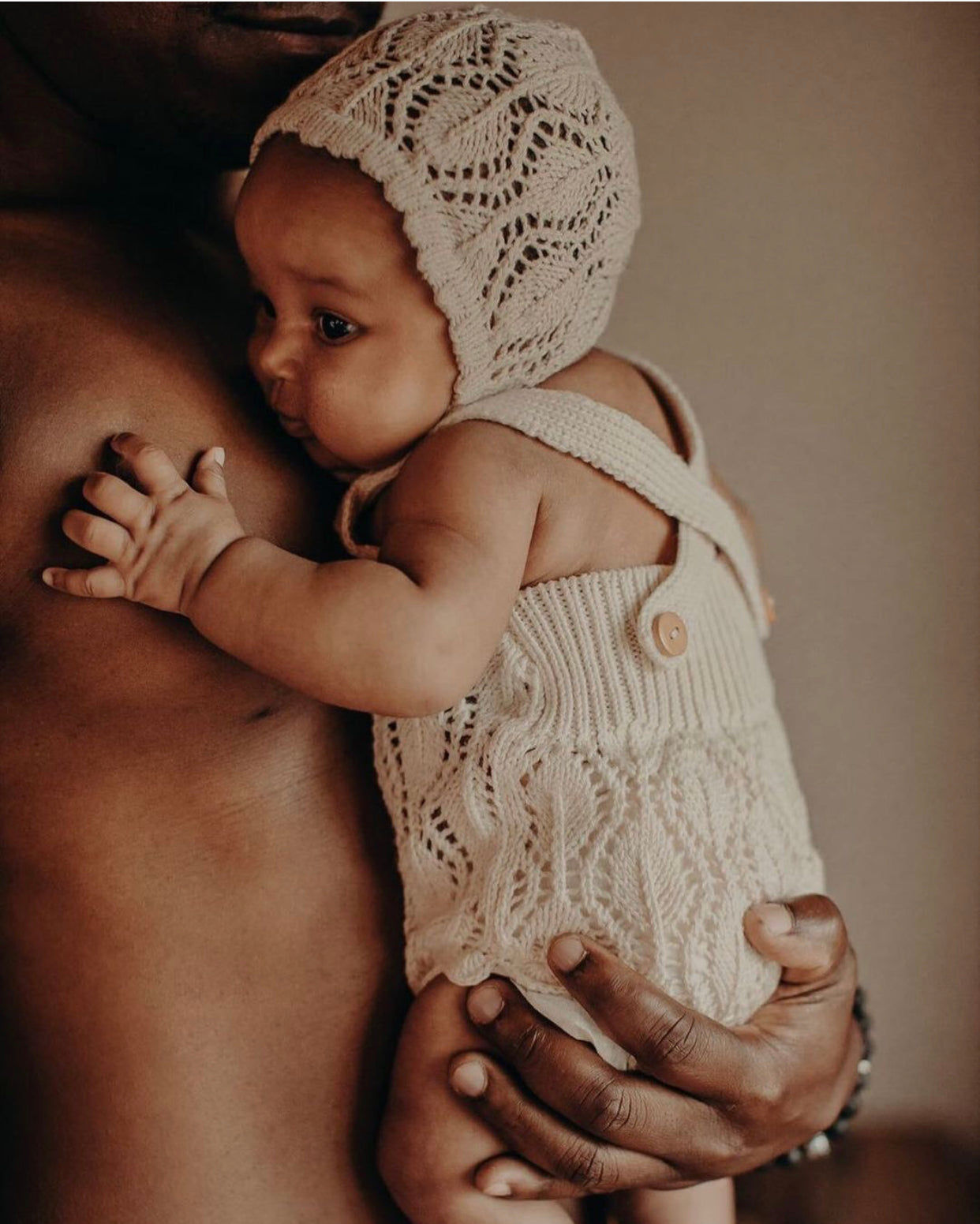 hand knit baby lace bonnet perfect for newborn props