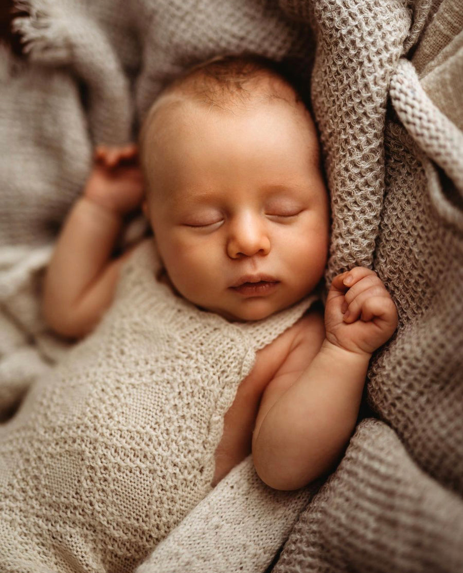 newborn baby knit romper